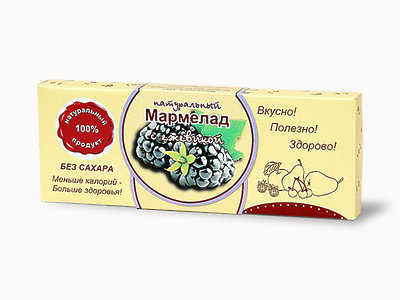 №2 Мармелад натуральный "Ежевика" 140г в Чебоксарах