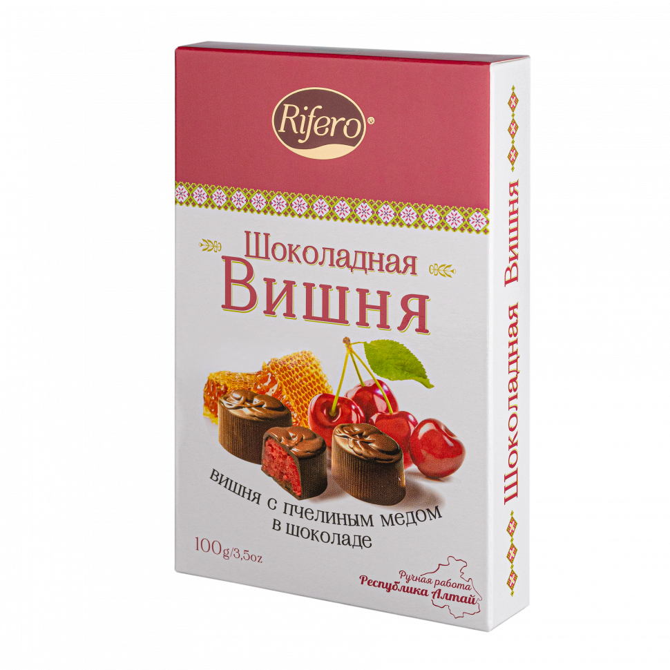  Риф и ко Конфеты "Шоколадная ВИШНЯ" 100г  в Чебоксарах