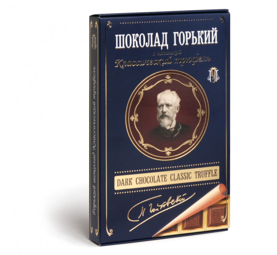  Фабрика Томер  Горький шоколад ТРЮФЕЛЬ классический (Чайковский), 112г в Чебоксарах