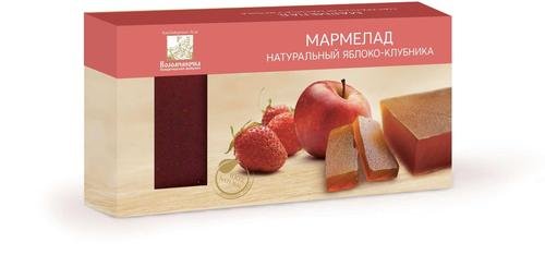 №2 Мармелад пластовый 210г Яблоко-Клубника в Чебоксарах