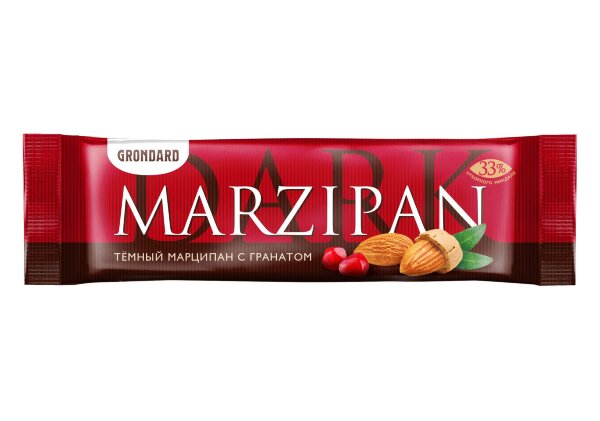 №1 TM Grondard     (10973) Батончики глазированные Марципановые ГРАНАТ, (24шт по 50г)       в Чебоксарах